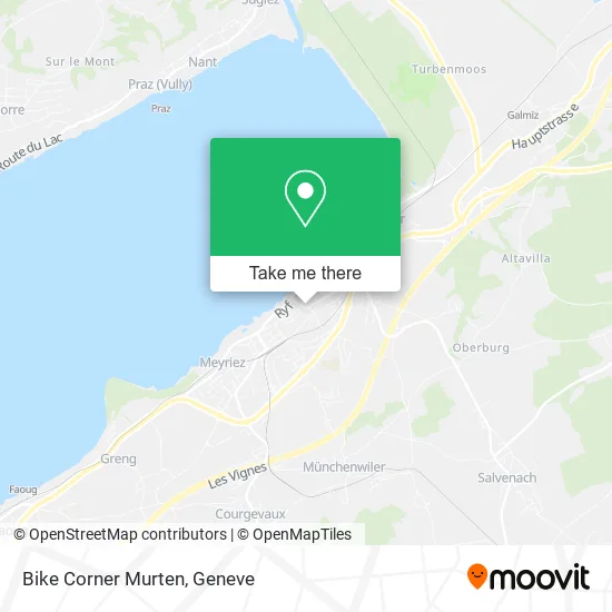 Bike Corner Murten map