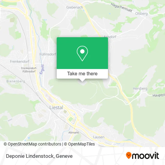 Deponie Lindenstock map