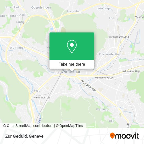 Zur Geduld map