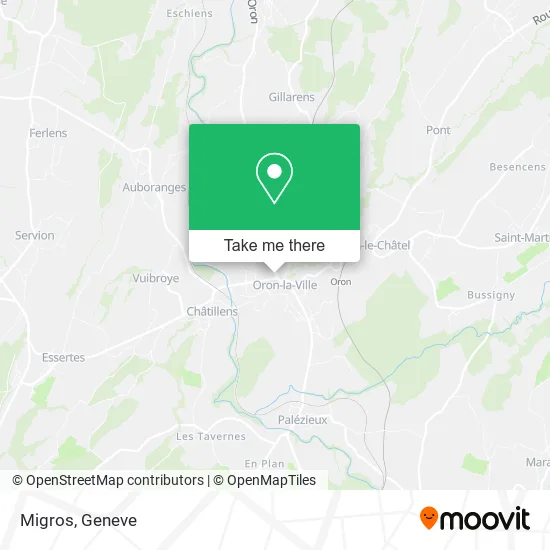Migros map