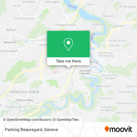 Parking Beauregard map