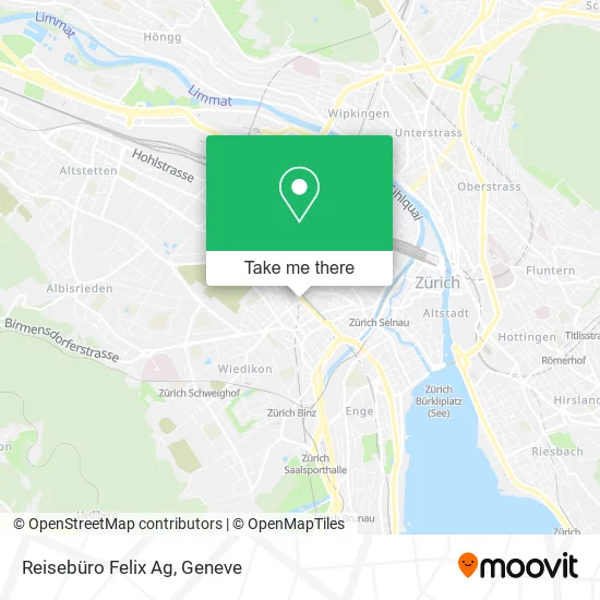 Reisebüro Felix Ag map