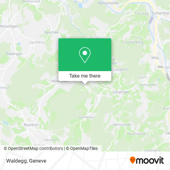 Waldegg map