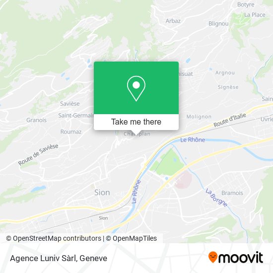 Agence Luniv Sàrl map