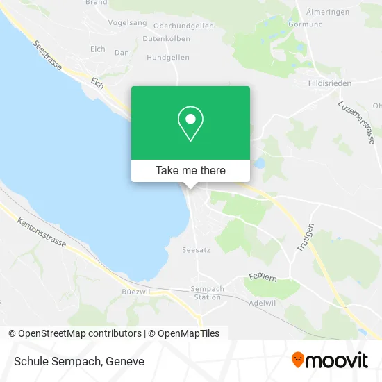 Schule Sempach map