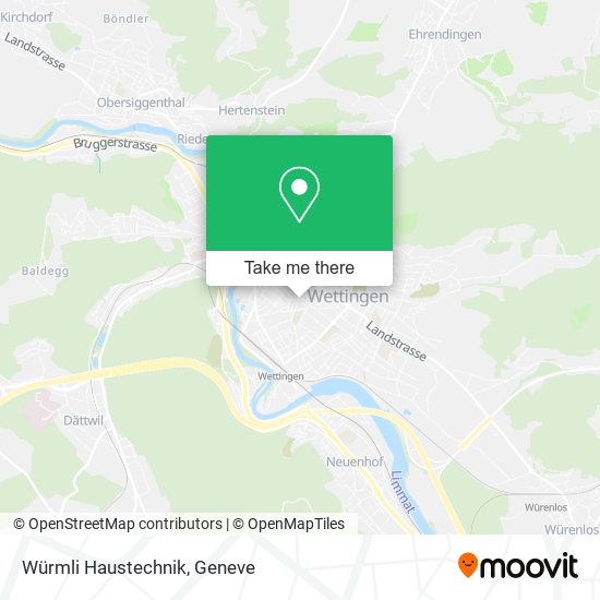 Würmli Haustechnik map