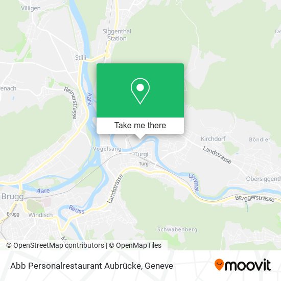 Abb Personalrestaurant Aubrücke map