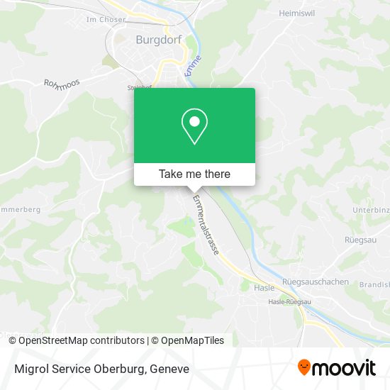 Migrol Service Oberburg plan