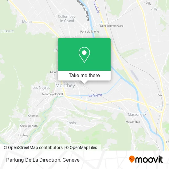 Parking De La Direction map