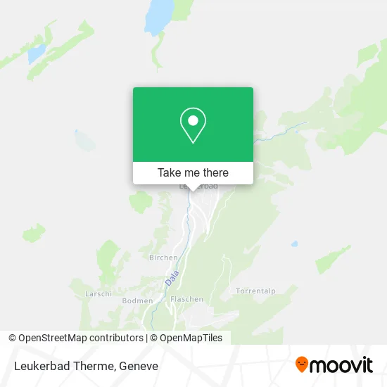 Leukerbad Therme map