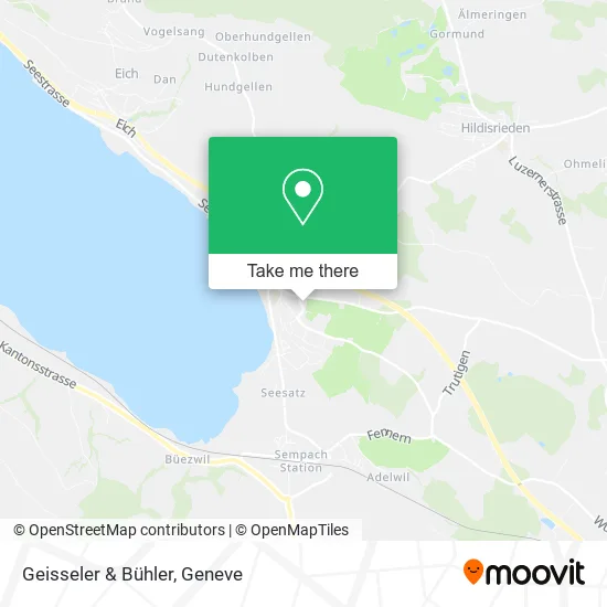 Geisseler & Bühler map