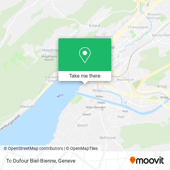 Tc Dufour Biel-Bienne map