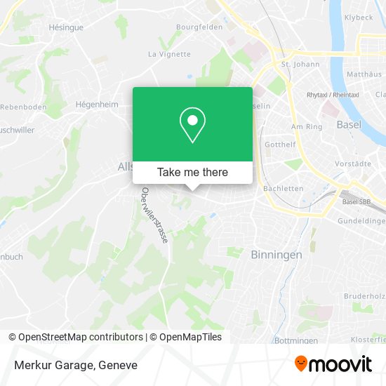 Merkur Garage map