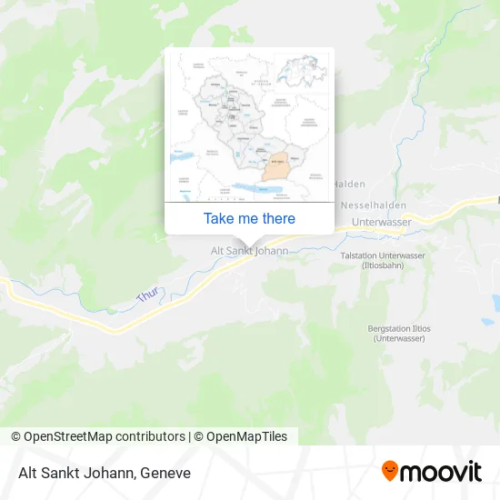 Alt Sankt Johann map