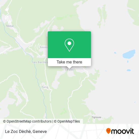 Le Zoc Dèchè map