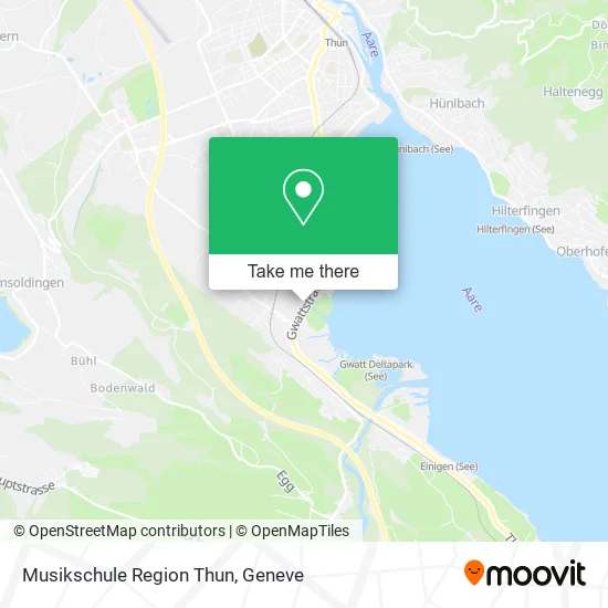 Musikschule Region Thun map