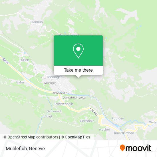 Mühlefluh map