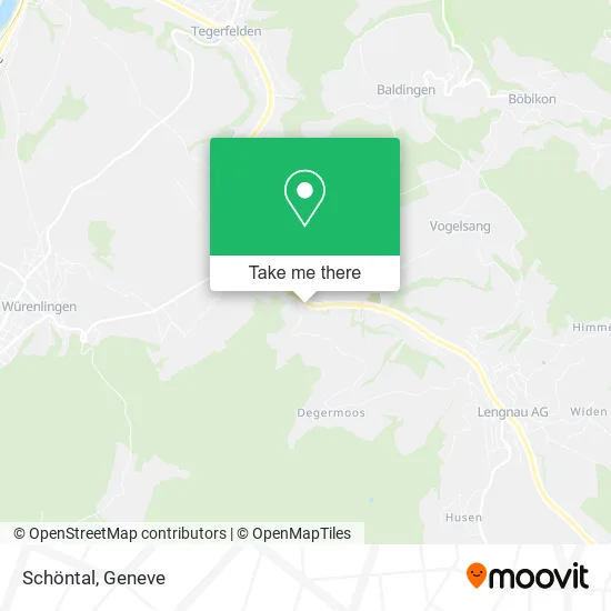Schöntal map