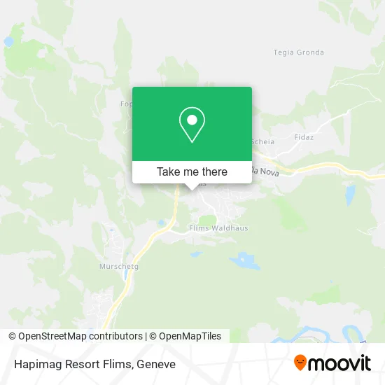 Hapimag Resort Flims map
