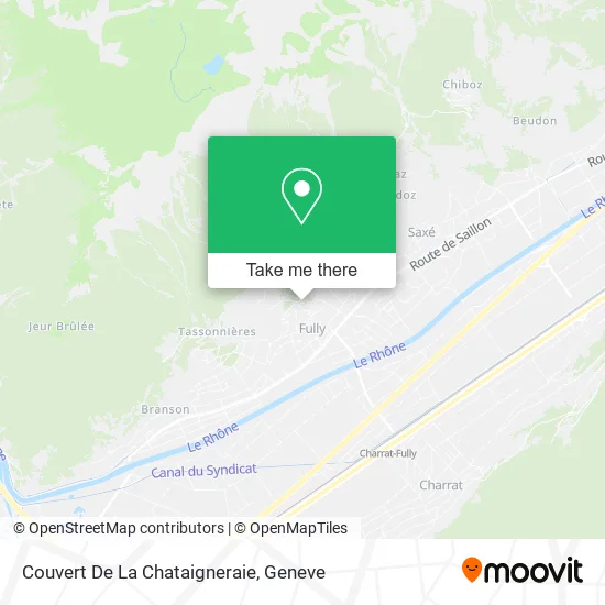 Couvert De La Chataigneraie map