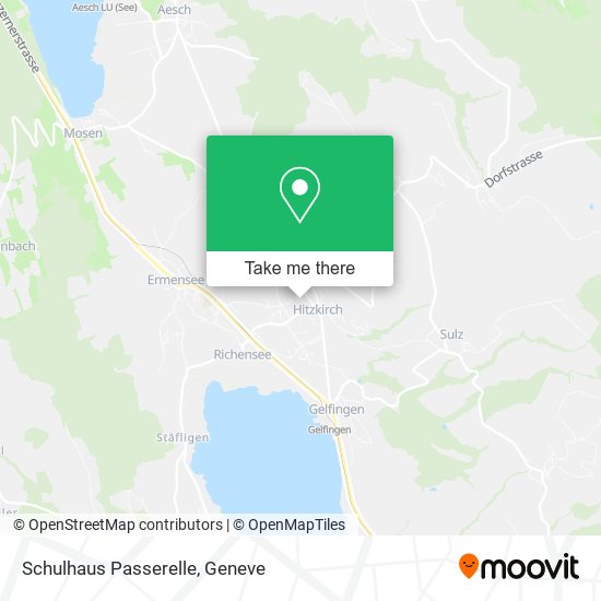 Schulhaus Passerelle map