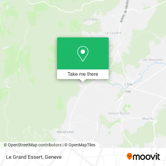 Le Grand Essert map