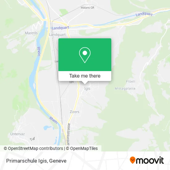 Primarschule Igis map