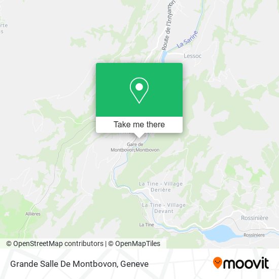 Grande Salle De Montbovon map