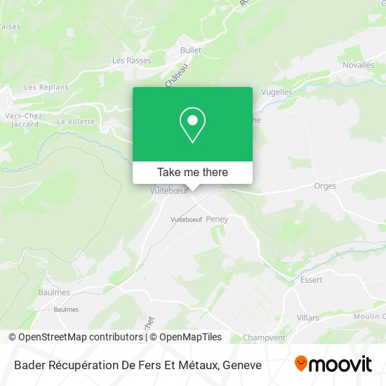 Bader Récupération De Fers Et Métaux map
