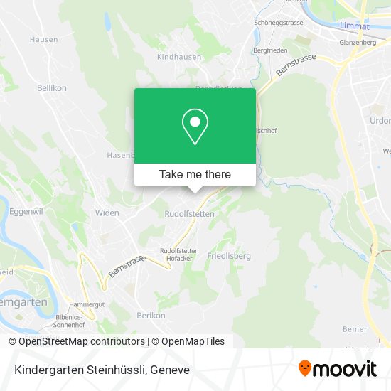 Kindergarten Steinhüssli map