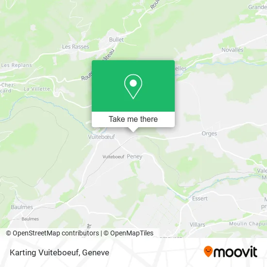 Karting Vuiteboeuf map