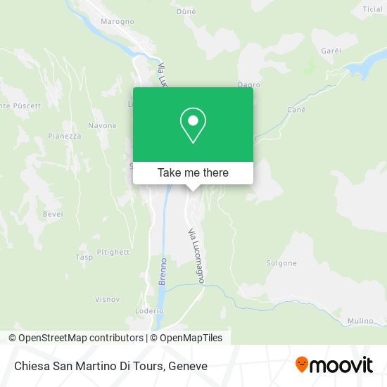 Chiesa San Martino Di Tours map