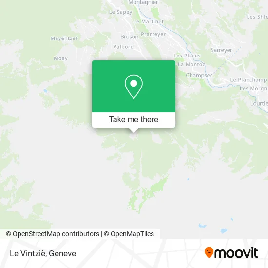 Le Vintziè map