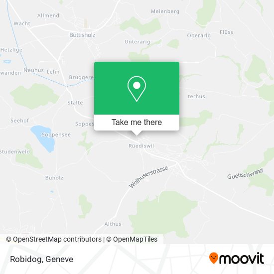 Robidog map