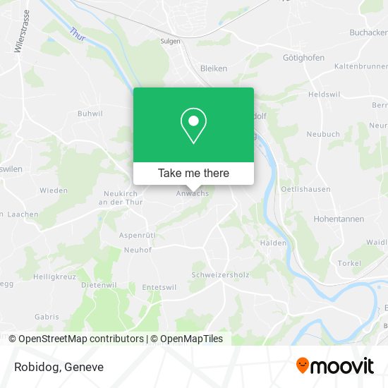 Robidog map