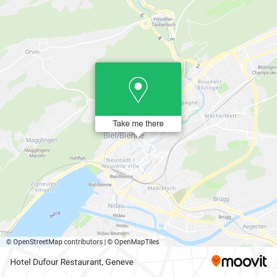 Hotel Dufour Restaurant map