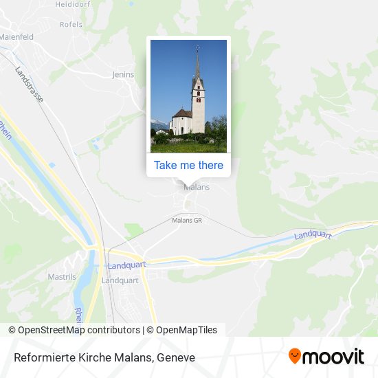 Reformierte Kirche Malans plan