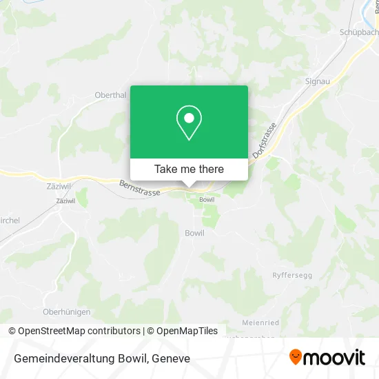 Gemeindeveraltung Bowil map