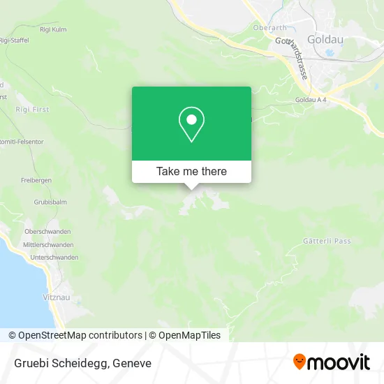 Gruebi Scheidegg map
