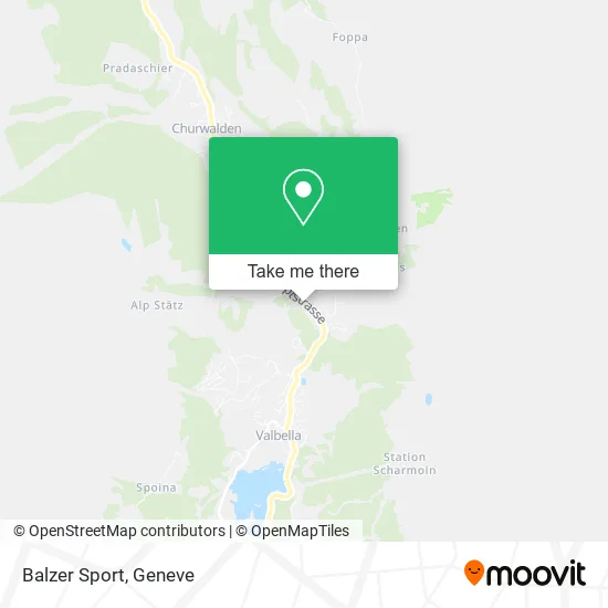 Balzer Sport map