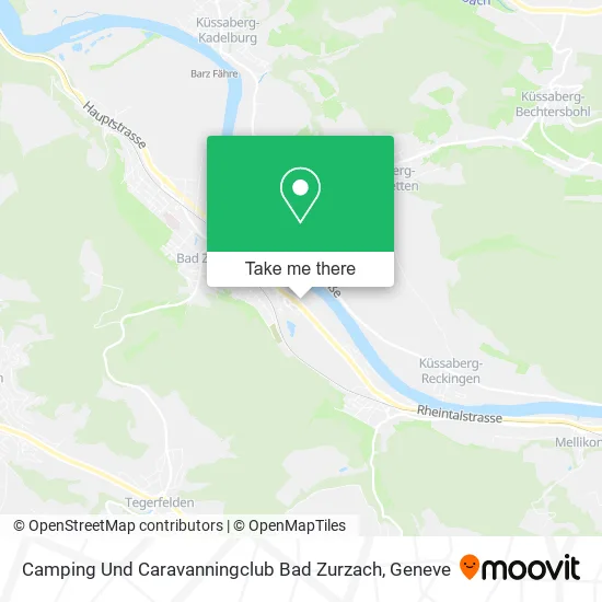 Camping Und Caravanningclub Bad Zurzach map