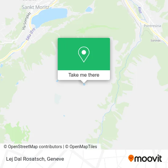 Lej Dal Rosatsch map