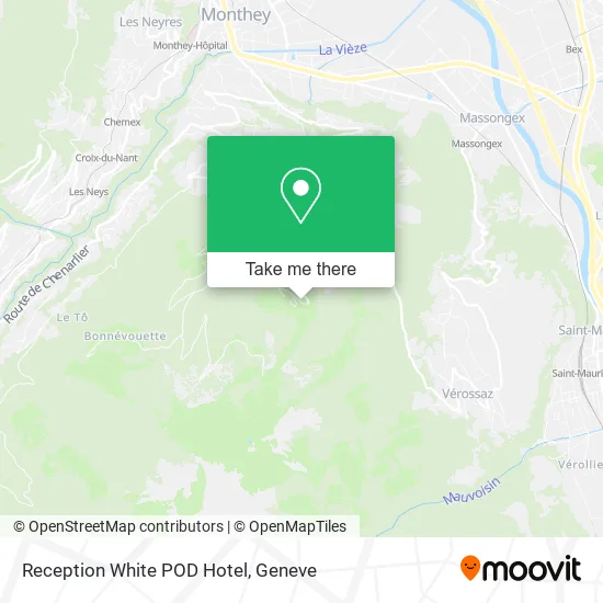 Reception White POD Hotel map