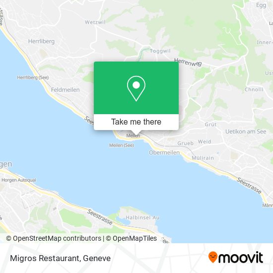 Migros Restaurant plan