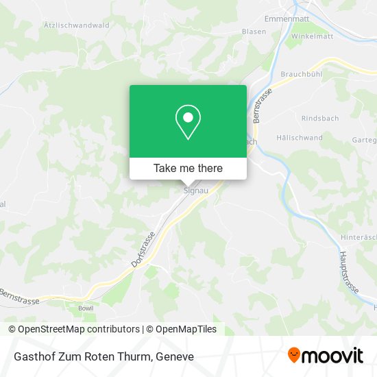Gasthof Zum Roten Thurm plan