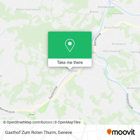 Gasthof Zum Roten Thurm map
