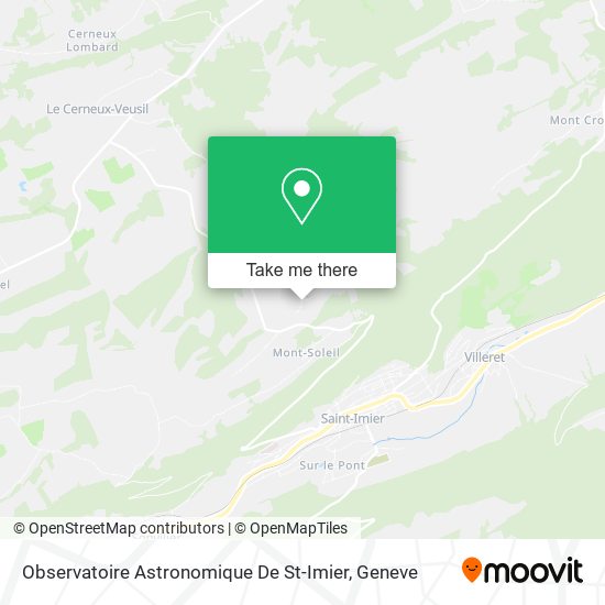 Observatoire Astronomique De St-Imier map
