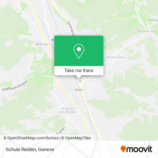 Schule Reiden map
