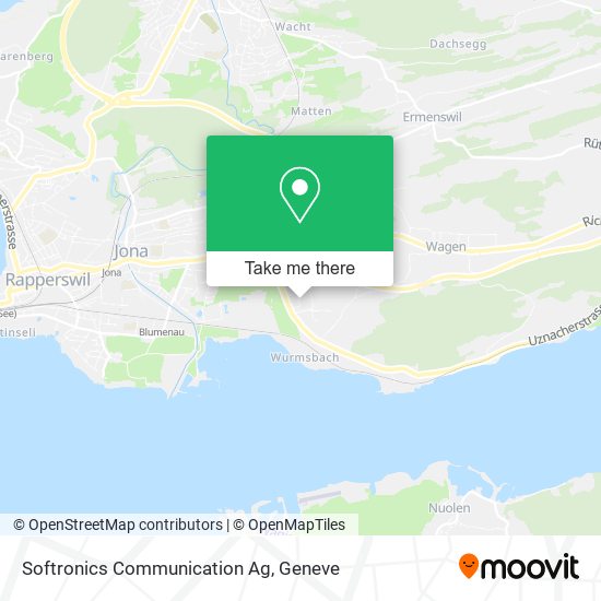 Softronics Communication Ag map