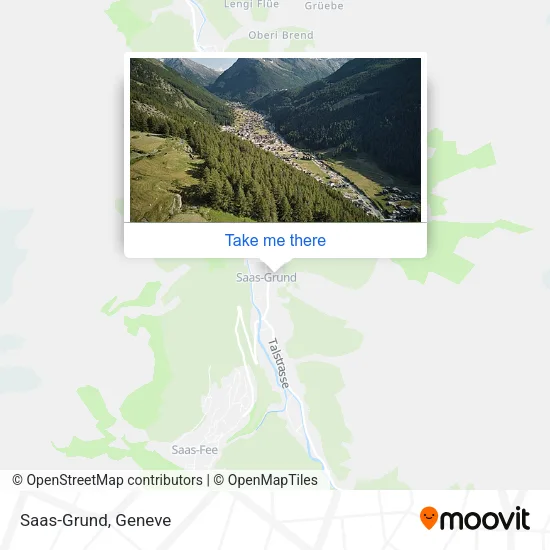 Saas-Grund map